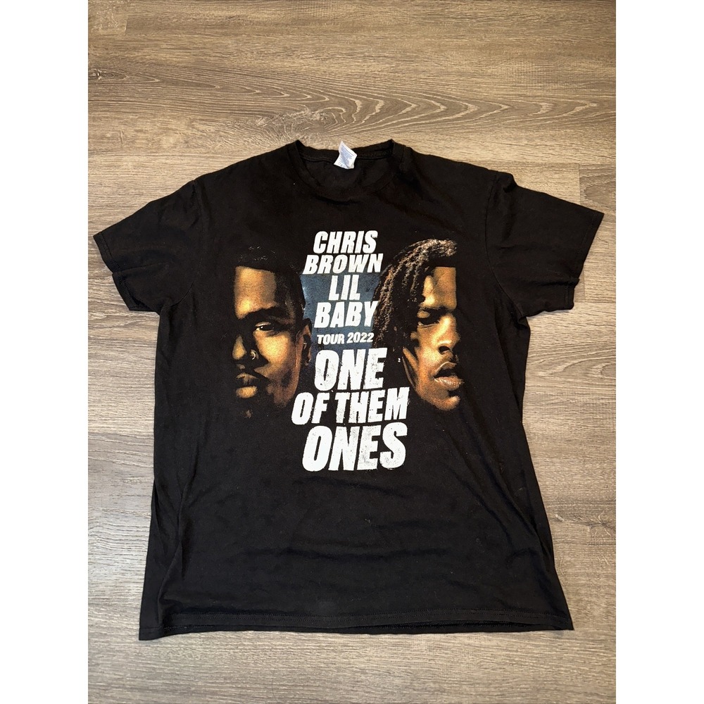 Chris Brown Lil Baby One Of Them Ones 2022 Tour Shirt Size Small